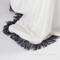 Custom design Prosub sublimation blanket with tassel blanket